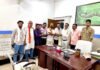 जीवनदान सेवा संस्था रात्रि कालीन निशुल्क जल सेवा का किया समापन कर स्टेशन मास्टर का किया सम्मान…