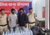 राजनांदगांव: डोंगरगढ़ पुलिस की कार्रवाई, 55 पाव अवैध शराब के साथ दो युवक गिरफ्तार, बाइक भी जब्त…