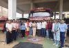 राजनांदगांव को मिला नया फायर वाहन, पूजा-अर्चना के साथ हुआ लोकार्पण…