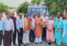 राजनांदगांव: सोमनाथ स्वाभिमान सांस्कृतिक यात्रा के लिए जिले की टीम रवाना…