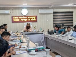 लंबित प्रकरणों का समय-सीमा में करें निराकरण – कलेक्टर तुलिका प्रजापति…