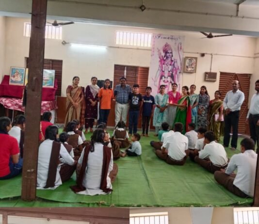 राजनांदगांव : सरस्वती उच्चतर माध्यमिक विद्यालय में हर्षोल्लास के साथ मनाया गया शाला प्रवेश उत्सव…