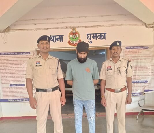 राजनांदगांव: आईपीएल ऑनलाइन सट्टा मामले का फरार आरोपी गिरफ्तार, घुमका पुलिस की बड़ी कार्रवाई…