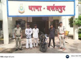 राजनांदगांव : दिग्विजय कॉलेज मार्ग पर चाकू लहराने वाला युवक गिरफ्तार, बसंतपुर पुलिस की त्वरित कार्रवाई…