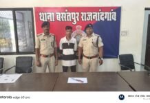 राजनांदगांव: सार्वजनिक स्थान पर चाकू लहराकर लोगों को धमकाने वाला युवक गिरफ्तार, बसंतपुर पुलिस की कार्रवाई…