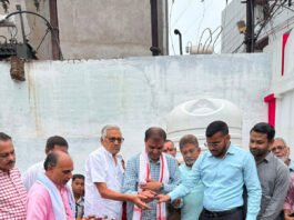 राजनांदगांव: महापौर ने महावीर वार्ड नं. 37 में आंगनबाड़ी भवन निर्माण के लिये किया भूमिपूजन…