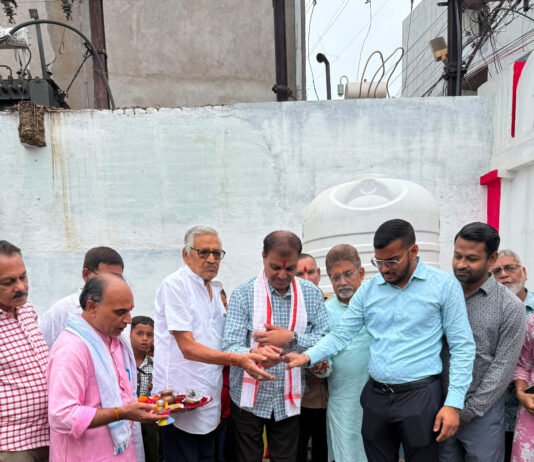 राजनांदगांव: महापौर ने महावीर वार्ड नं. 37 में आंगनबाड़ी भवन निर्माण के लिये किया भूमिपूजन…