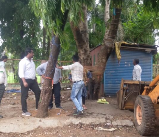 राजनांदगांव: शीतला मंदिर नेहरू उद्यान के पास से हटा अतिक्रमण…