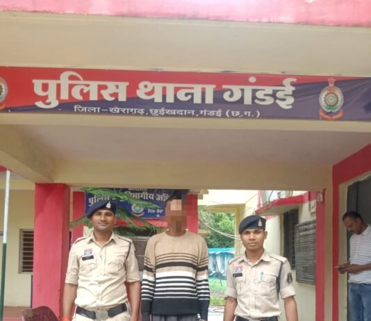 गंडई में सट्टा लिखते युवक को पुलिस ने रंगे हाथ पकड़ा, नकदी और सट्टा-पट्टी जब्त…