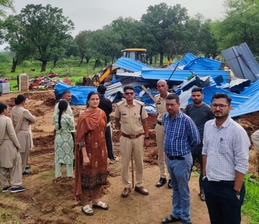 राजनांदगांव: बुलडोजर चलाकर शासकीय घास भूमि से हटाया गया अतिक्रमण…