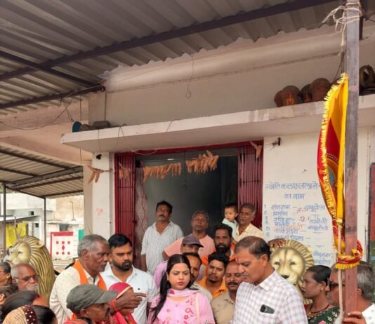 राजनांदगांव: वार्ड नं 01 में लगभग 35 लाख के विकास कार्य के लिए महापौर ने किया भूमिपूजन…