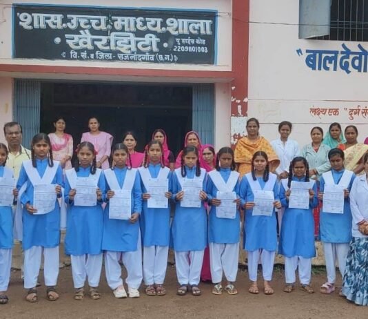 राजनांदगांव: जिले में 6576 बालिकाओं को लगाया गया एचपीवी टीका…