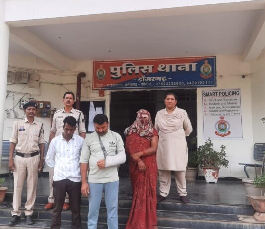राजनांदगांव:महिला से छेड़छाड़, घर में घुसकर मारपीट और धमकी देने वाले तीन आरोपी गिरफ्तार…