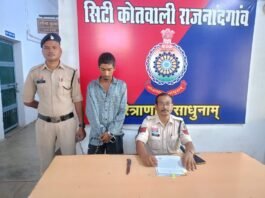 राजनांदगांव: नशे में गाली-गलौज के बाद हमला, आदतन आरोपी विशाल बांसफोड़ गिरफ्तार…