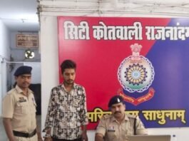राजनांदगांव: टांकापारा रोड पर धारदार चाकू लेकर घूम रहा आदतन बदमाश गिरफ्तार…