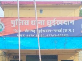 छुईखदान पुलिस ने 114 ग्राम गांजा के साथ आरोपी को किया गिरफ्तार…