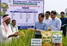 राजनांदगांव: धान के बीज उत्पादन में किसानों को मिलेगा 3500 से 3700 रूपए प्रति क्विंटल तक उपार्जन मूल्य…