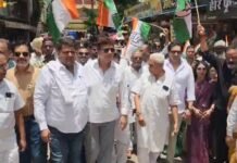 राजनांदगांव : बिजली बिल हाफ योजना बहाल करने की मांग, राजनांदगांव में कांग्रेस का जनसंपर्क अभियान…