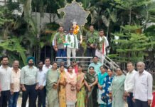 राजनांदगांव: हर घर तिरंगा कार्यक्रम के तहत टाउन हाॅल में हुआ देश भक्ति संगीतमय आयोजन…