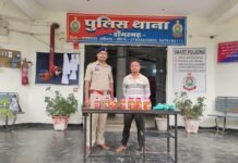 राजनांदगांव: डोंगरगढ़ में अवैध शराब बिक्री पर पुलिस की कार्रवाई, 28 पौवा के साथ आरोपी गिरफ्तार…