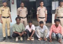 राजनांदगांव: चाकू से हमला कर फरार हुए चार आरोपी चढ़े पुलिस के हत्थे, हथियार भी बरामद…