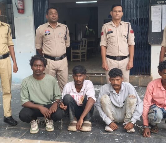 राजनांदगांव: चाकू से हमला कर फरार हुए चार आरोपी चढ़े पुलिस के हत्थे, हथियार भी बरामद…