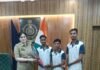राजनांदगांव: पुणे में छत्तीसगढ़ का दम दिखाएगा ट्रायथलॉन दल, आईजी-एसपी ने दी शुभकामनाएं…