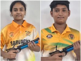 राजनांदगांव: सर्वग्य राव शूटिंग अकादमी राजनांदगाव के दो खिलाड़ी कालवा सर्वज्ञ राव एवं वैभव थावरे 10 वीं पूर्व क्षेत्र राष्ट्रीय शूटिंग प्रतियोगिता में भाग लेने के लिये रवाना…