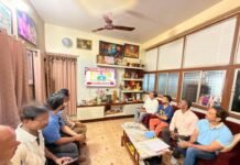 राजनांदगांव महापौर मधुसूदन यादव ने सुनी प्रधानमंत्री मोदी के ‘मन की बात’…