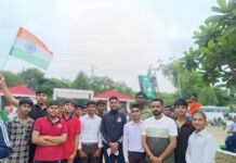 राजनांदगांव: स्वतंत्रता दौड़ में सरस्वती उ.मा.विद्या मन्दिर के विद्यार्थियों ने लिया उत्साहपूर्वक भाग…