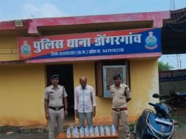 राजनांदगांव: जुपिटर की डिक्की में छिपाकर रखी थी शराब, डोंगरगांव पुलिस ने 30 पौवा के साथ आरोपी को पकड़ा…