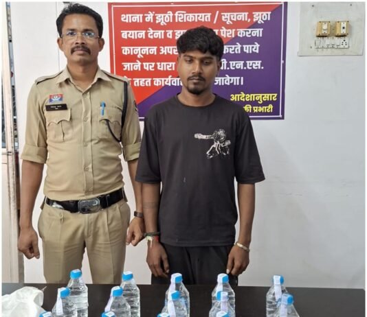 राजनांदगांव:चिखली पुलिस की नशे के खिलाफ कार्रवाई, अवैध शराब बिक्री करते दो आरोपी पकड़े गए…