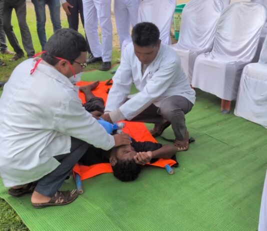 बाढ़ आपदा से निपटने जिले में सफलतापूर्वक किया गया मॉक ड्रिल…