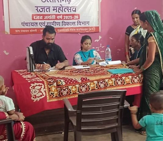 राजनांदगांव : चारभांठा एवं सोमनी में मोबाईल कैम्प एवं ई-केवायसी शिविर का हुआ आयोजन…