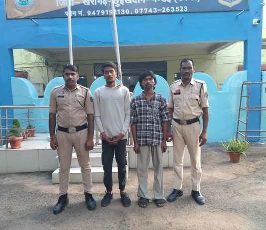 खैरागढ़ : चाकू दिखाकर लोगों को डराने वाले दो आरोपी गिरफ्तार…