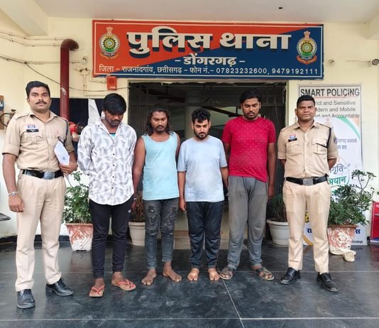 ट्रैक्टर की बैटरी चोरी मामले में चार आरोपी गिरफ्तार, दो बैटरियां बरामद…