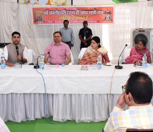राजनांदगांव: क्वांर नवरात्रि मेले में श्रद्धालुओं की सुविधा और सुरक्षा सर्वोच्च प्राथमिकता – संभागायुक्त सत्यनारायण राठौर…