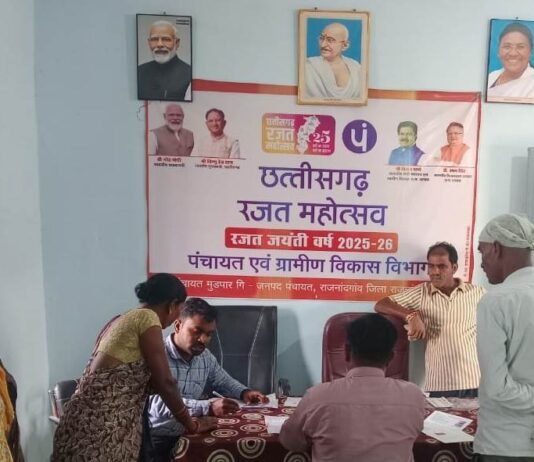 राजनांदगांव: ग्राम मुड़पार (डी) में मोबाईल कैम्प का हुआ आयोजन…