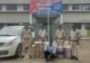 महाराष्ट्र से मध्यप्रदेश निर्मित शराब की तस्करी, 20 पेटी शराब के साथ आरोपी गिरफ्तार…