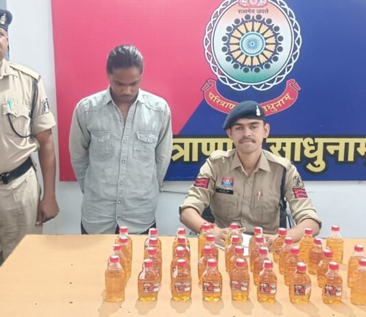 राजनांदगांव: 35 पौवा देशी शराब के साथ आरोपी गिरफ्तार, आबकारी एक्ट के तहत भेजा जेल…