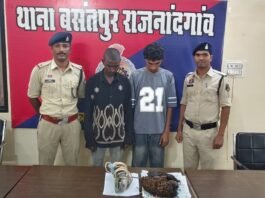 राजनांदगांव: नवनिर्माणाधीन मकान में चोरी का खुलासा, 3 घंटे में दो आरोपी गिरफ्तार…