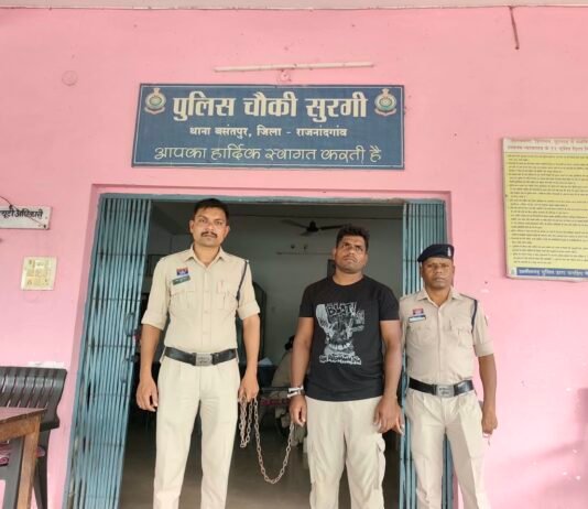 राजनांदगांव: नाबालिग से छेड़छाड़ और मारपीट के मामले में आरोपी गिरफ्तार, न्यायिक रिमांड पर भेजा…