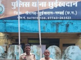 अवैध महुआ शराब के खिलाफ छुईखदान पुलिस की कार्रवाई, 6.5 बल्क लीटर शराब जब्त…
