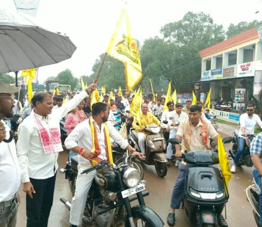 राजनांदगांव: कृष्ण जन्माष्टमी की पूर्व संध्या पर सर्व यादव समाज ने निकाली भव्य बाईक रैली…