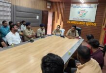 राजनांदगांव में डीजे संचालकों की बैठक, त्योहारों में नियमों का पालन करने के सख्त निर्देश…