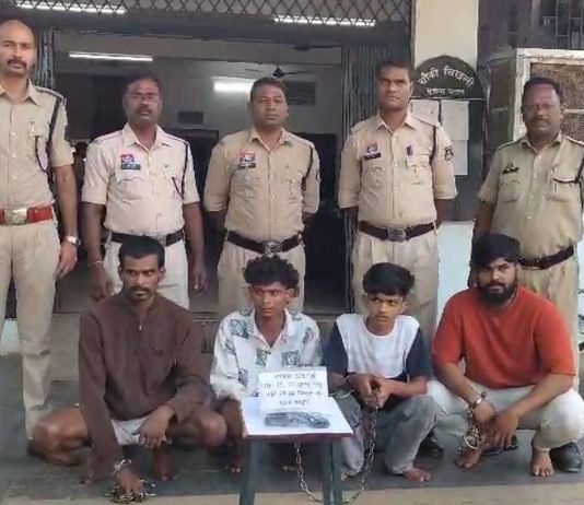 चिखली में पिस्टल दिखाकर दहशत फैलाने वाले चार आरोपी गिरफ्तार, हथियार बरामद…
