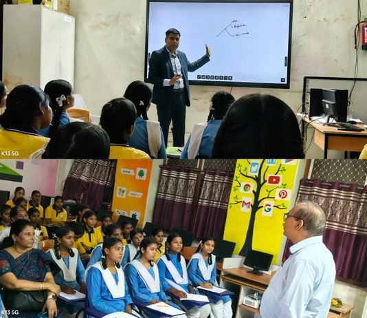 राजनांदगाव : पहले दिन 152 स्कूलों से 1270 शिक्षक और 15151 बच्चों को ऑनलाइन क्लास से जोड़ा…