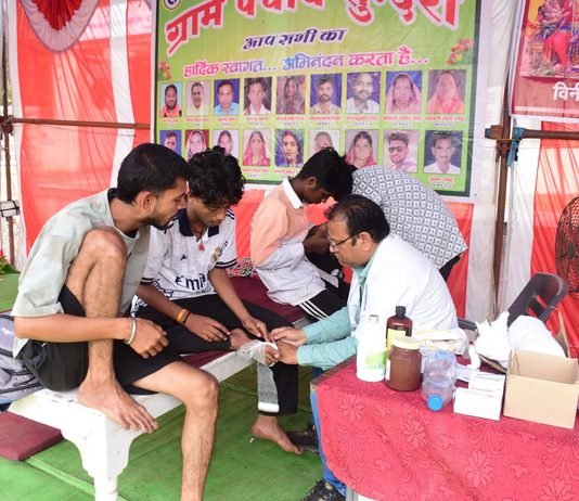 राजनांदगाव : शारदीय नवरात्रि पर्व पर पदयात्री श्रद्धालुओं को नि:शुल्क भोजन, पेयजल, नाश्ता एवं प्राथमिक उपचार की मिल रही सुविधा…