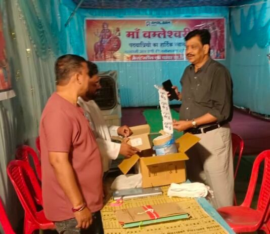 राजनांदगांव: अपर कलेक्टर ने क्वांर नवरात्रि पर पदयात्री मार्ग एवं सेवा पंडालों का किया निरीक्षण…