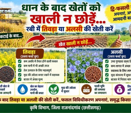 राजनांदगांव: रबी फसलों की एमएसपी में वृद्धि से किसानों को प्रोत्साहन…